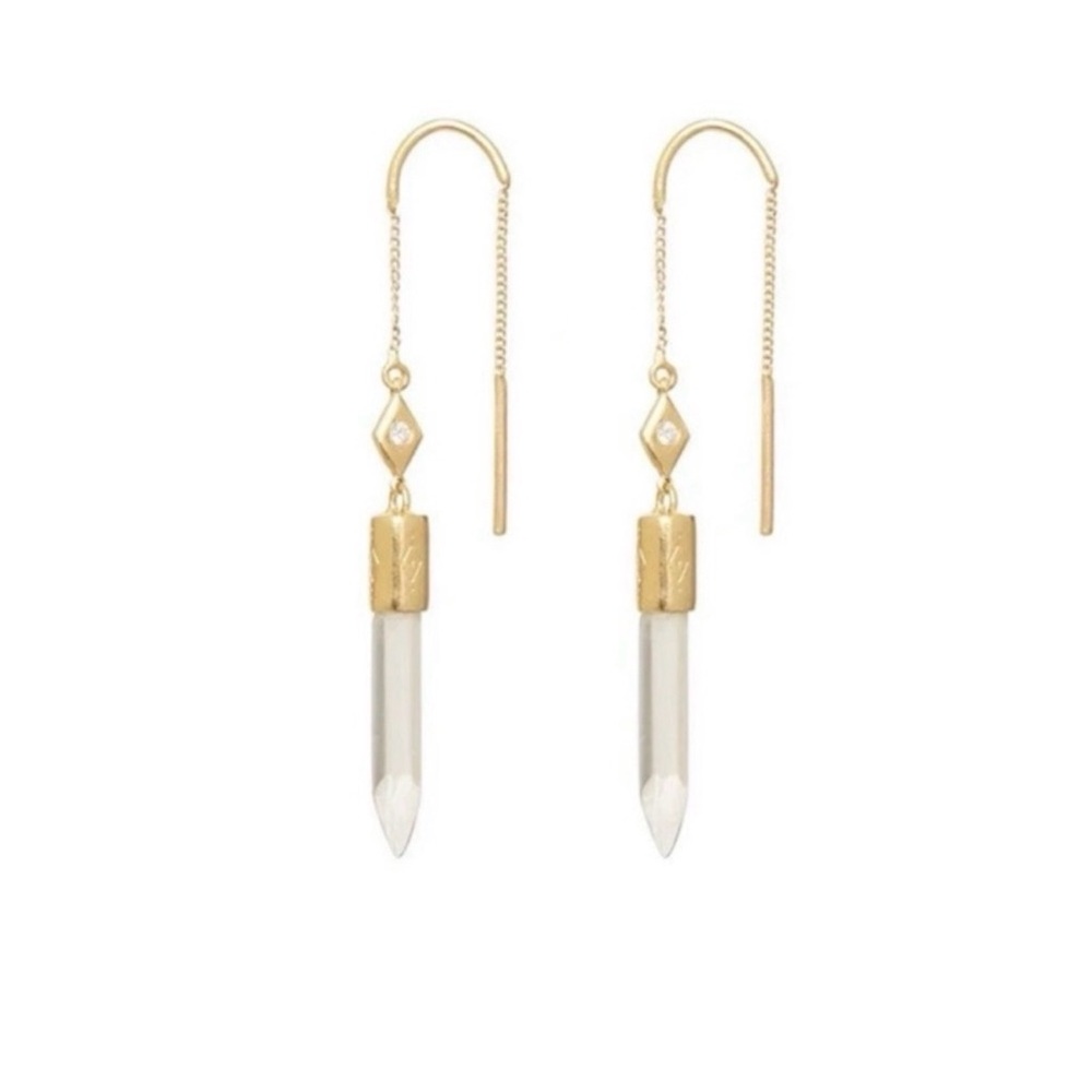 Spell & the Gypsy Like a Diamond Crystal *Threader Earrings
